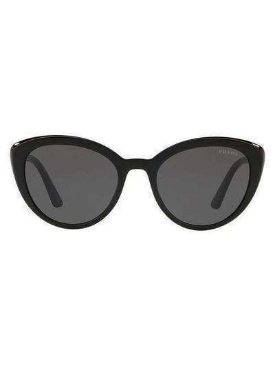Prada Eyewear солнцезащитные очки в оправе 'кошачий глаз' 0PR02VS