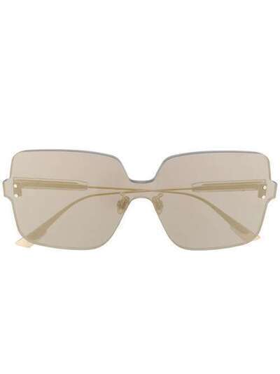 Dior Eyewear солнцезащитные очки в квадратной оправе COLORQUAKE1SQGOLD