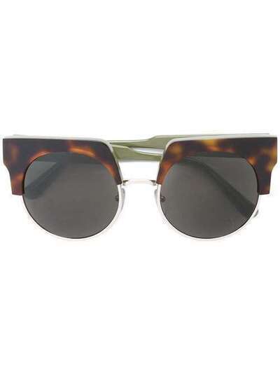 Marni Eyewear солнцезащитные очки 'Graphic' EWME602S00H2400