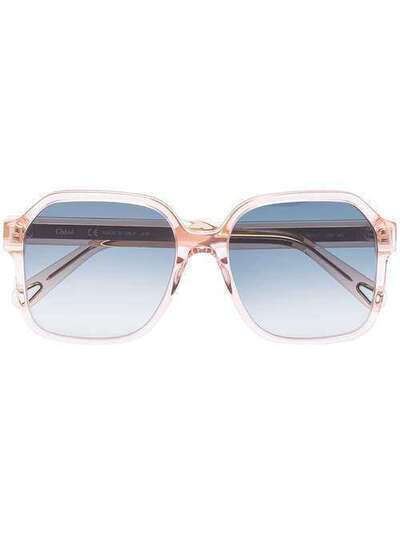Chloé Eyewear солнцезащитные очки в квадратной оправе CE761S43369