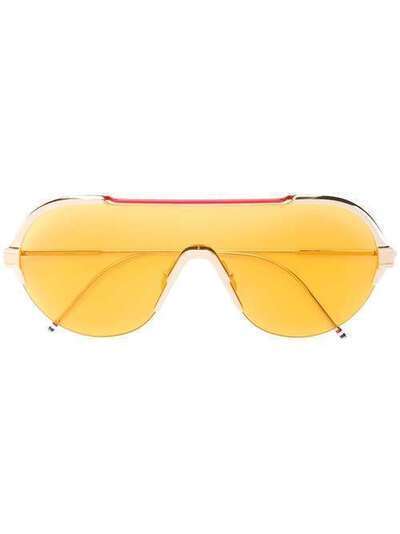 Thom Browne Eyewear солнцезащитные очки-авиаторы TBS811144