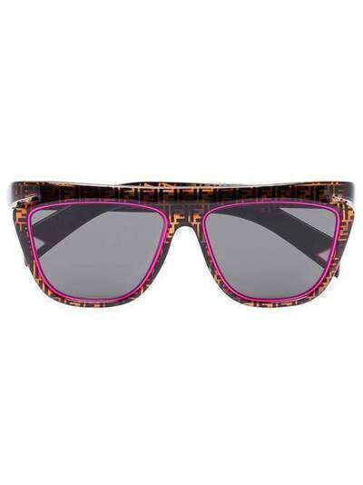 Fendi Eyewear солнцезащитные очки с монограммой 2026940T455IR