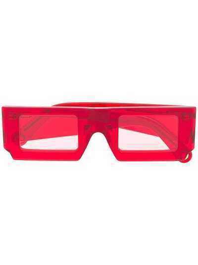 Jacquemus солнцезащитные очки в прямоугольной оправе 201AC0820174450