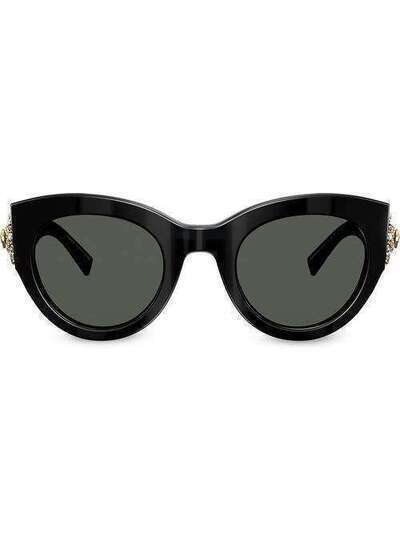 Versace Eyewear солнцезащитные очки в оправе 'кошачий глаз' VE4353BM531487