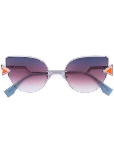 Fendi Eyewear солнцезащитные очки формы 'кошачий глаз' FF0242S