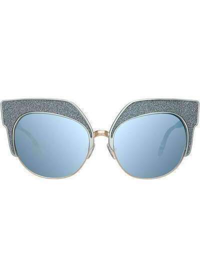 Matthew Williamson MW181C1SUN BLUE ALU LT GOLD BLUE GLITTER JADE MW181C1SUN