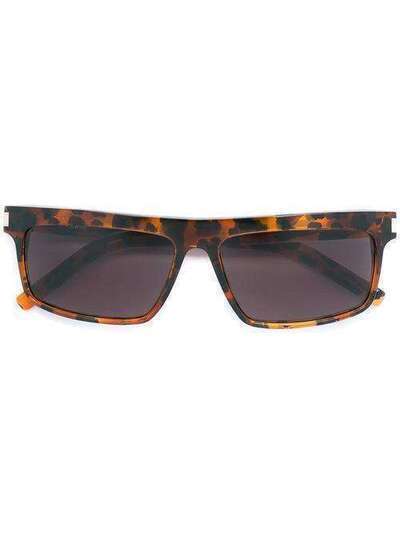 Saint Laurent Eyewear солнцезащитные очки в квадратной оправе 534852Y9901