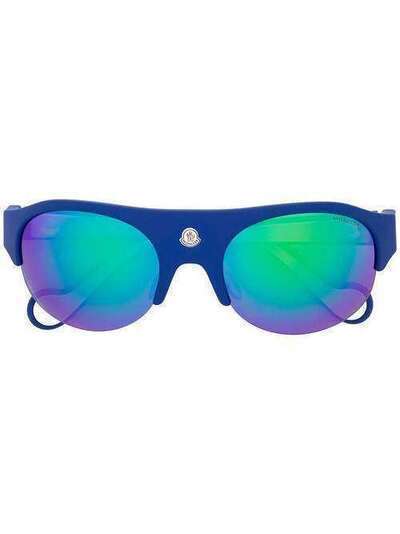 Moncler Eyewear овальные солнцезащитные очки ML0050