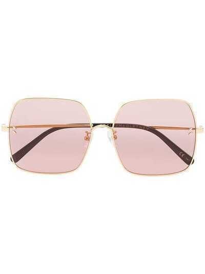 Stella McCartney Eyewear солнцезащитные очки в квадратной оправе SC0158S002