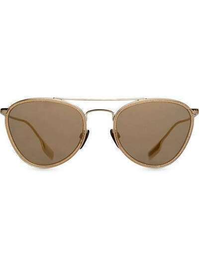 Burberry Eyewear солнцезащитные очки 'Pilot' с блестками 4080310