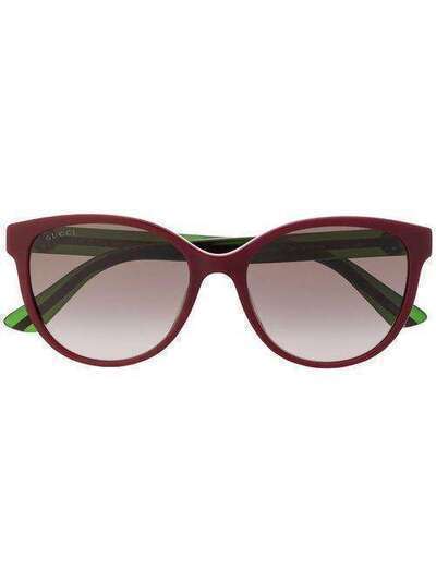 Gucci Eyewear солнцезащитные очки в круглой оправе GG0703SK004