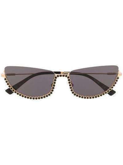 Moschino Eyewear декорированные солнцезащитные очки MOS070S