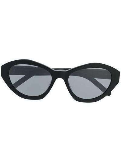 Saint Laurent Eyewear солнцезащитные очки в оправе 'кошачий глаз' SLM60