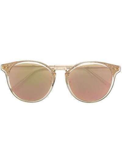 Bottega Veneta Eyewear солнцезащитные очки с гравировкой 501011V4451