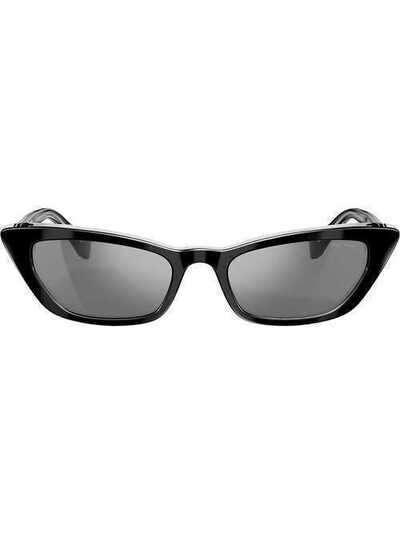 Miu Miu Eyewear солнцезащитные очки в оправе 'кошачий глаз' MU10US2AF175