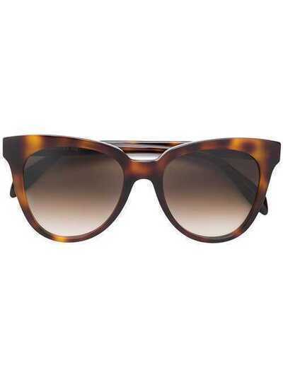 Alexander McQueen Eyewear солнцезащитные очки с эффектом черепашьего панциря AM0159S