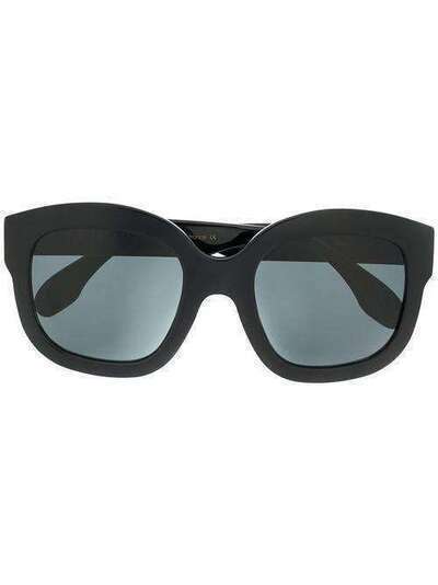 Emmanuelle Khanh затемненные солнцезащитные очки в массивной оправе EK6490