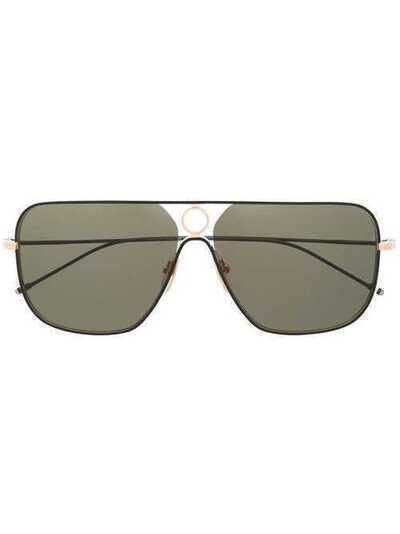 Thom Browne Eyewear солнцезащитные очки-авиаторы TBS1146202