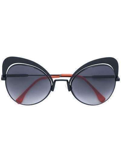 Fendi Eyewear солнцезащитные очки в оправе 'кошачий глаз' FF0247S