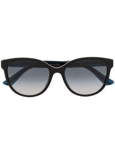 Gucci Eyewear солнцезащитные очки в массивной оправе GG0703SK003