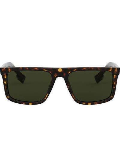 Burberry Eyewear солнцезащитные очки в прямоугольной оправе BE4276376271