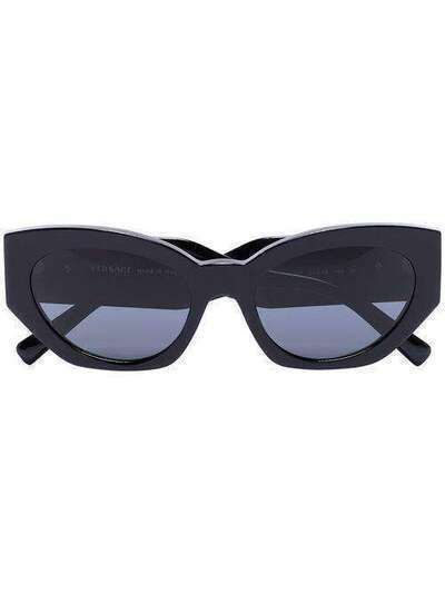 Versace Eyewear солнцезащитные очки Angel в оправе 'кошачий глаз' 0VE4376B