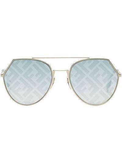 Fendi Eyewear солнцезащитные очки с монограммой FOG305V1T
