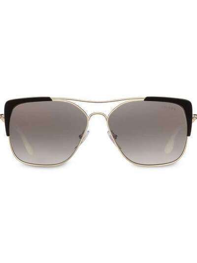 Prada Eyewear "солнцезащитные очки в оправе ""кошачий глаз""" SPR54VEAAV