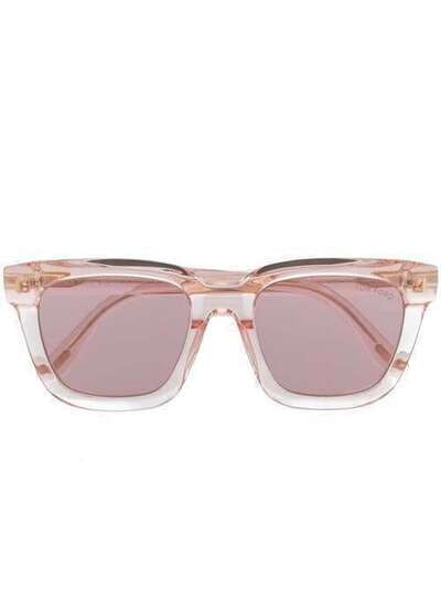 Tom Ford Eyewear солнцезащитные очки Sari в квадратной оправе FT0690