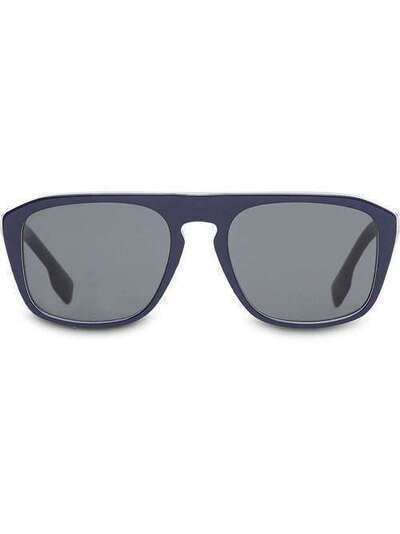 Burberry Eyewear солнцезащитные очки с полосками Icon Stripe 4080527