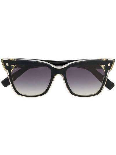 Dsquared2 Eyewear солнцезащитные очки в оправе 'кошачий глаз' DQ03235141B