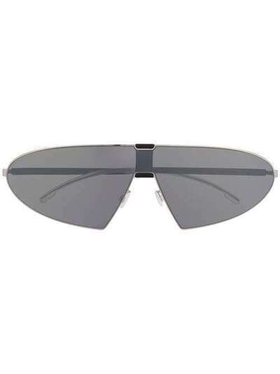 Mykita массивные солнцезащитные очки KARMAMH22PITCHBLACKSSL