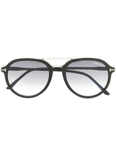 Tom Ford Eyewear солнцезащитные очки-авиаторы FT0674S