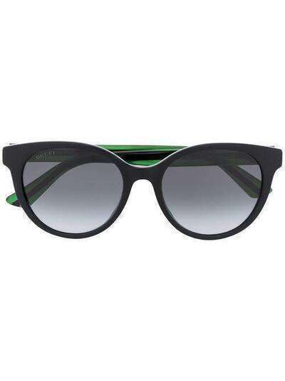 Gucci Eyewear солнцезащитные очки в круглой оправе 610932J0740