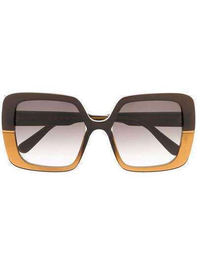 Marni Eyewear солнцезащитные очки в массивной оправе ME643S