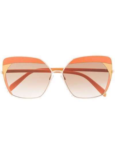 Emilio Pucci солнцезащитные очки в геометричной оправе EP01036244F