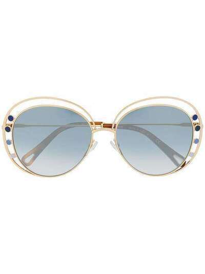 Chloé Eyewear солнцезащитные очки в круглой оправе CE169S