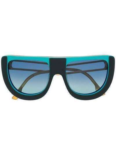 Fendi Eyewear массивные солнцезащитные очки с эффектом градиента FS5198