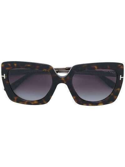 Tom Ford Eyewear солнцезащитные очки в квадратной оправе FT0610S
