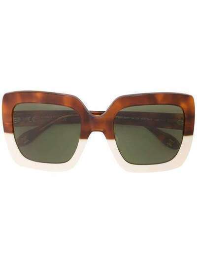 Carolina Herrera солнцезащитные очки в квадратной оправе SHN596W