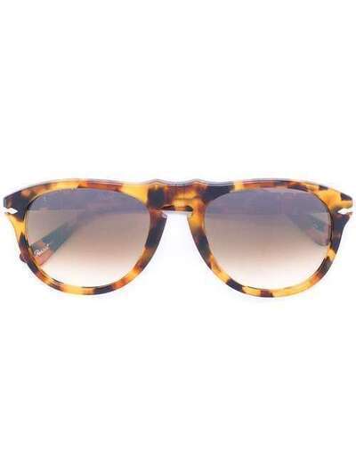 Persol солнцезащитные очки в круглой оправе 0PO9649S105251