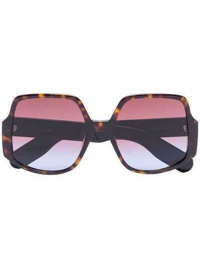 Dior Eyewear солнцезащитные очки в квадратной оправе 202658