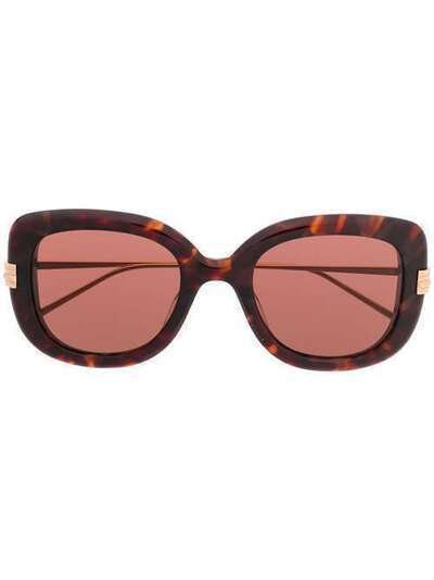 Boucheron Eyewear массивные солнцезащитные очки BC0087S