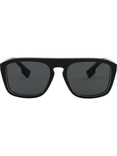Burberry Eyewear солнцезащитные очки в массивной квадратной оправе BE4286379881