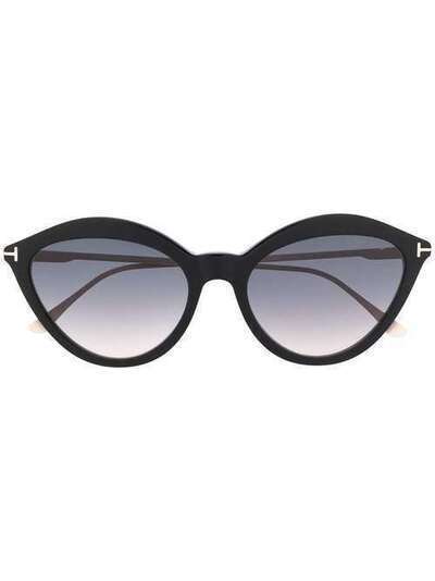 Tom Ford Eyewear солнцезащитные очки в оправе 'кошачий глаз' FT0633