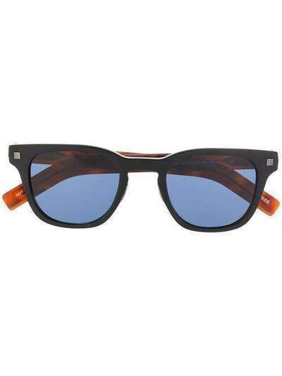 Ermenegildo Zegna солнцезащитные очки в квадратной оправе EZ01254905V