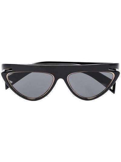 Fendi Eyewear солнцезащитные очки с прямым верхом 20269080755IR