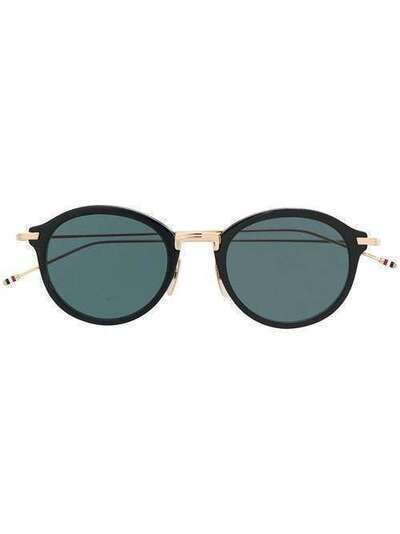 Thom Browne Eyewear солнцезащитные очки в круглой оправе TBS9084901