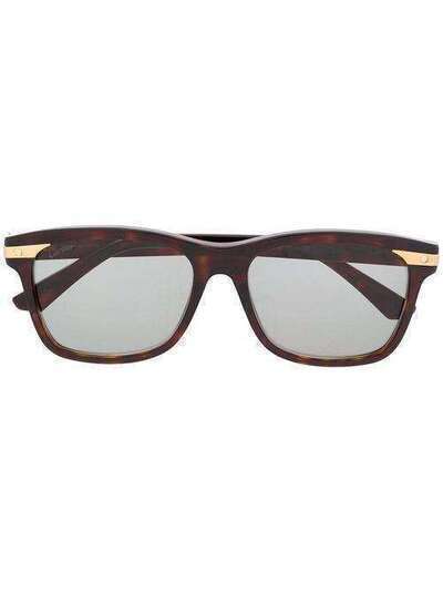Cartier Eyewear солнцезащитные очки в квадратной оправе CT0190S