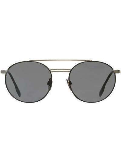 Burberry солнцезащитные очки с верхней планкой 4080670